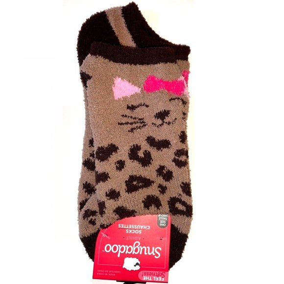Accessories - *3/$15* Fuzzy Kitty Footie Slipper Socks